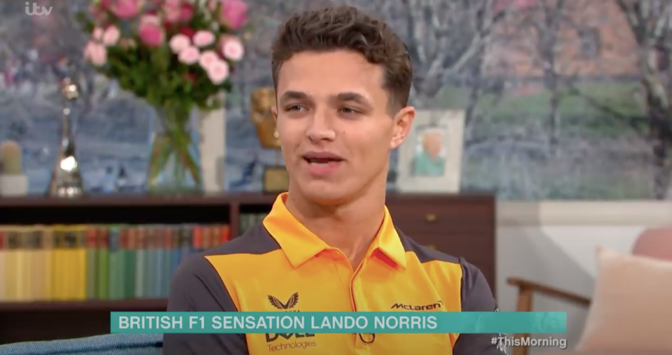 Lando Norris, British F1 driver, in an interview.