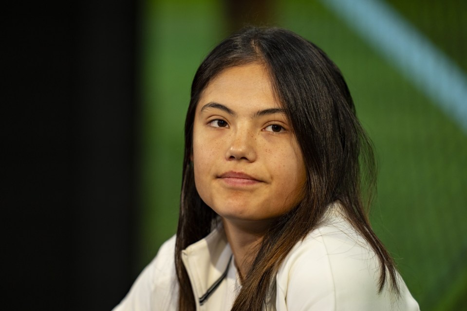 File photo dated 07-07-2024 of Emma Raducanu speaks to the media. Emma Raducanu came up short in a three-hour marathon to crash out in the first round of the Singapore Open. Issue date: Monday January 27, 2025. PA Photo. See PA story TENNIS Raducanu. Photo credit should read Joe Toth/AELTC/PA Wire.