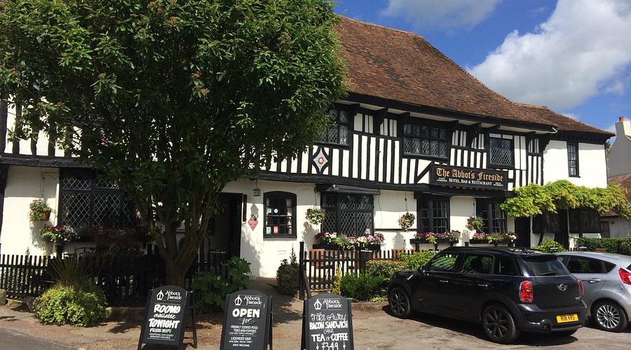 The Abbot's Fireside Hotel, Bar & Restaurant in Elham, near Canterbury.