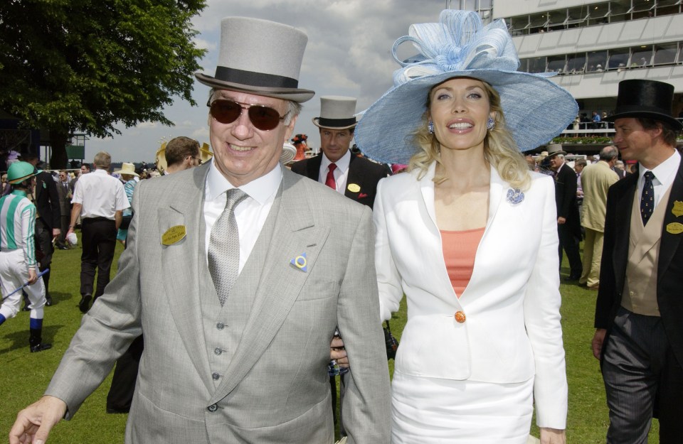 Aga Khan IV and his wife, Begum Inaara Aga Khan, at Royal Ascot.