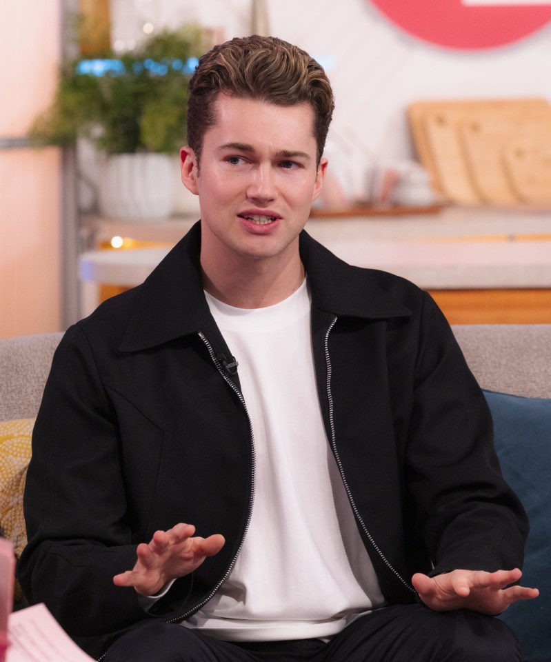 AJ Pritchard on the Lorraine TV show.