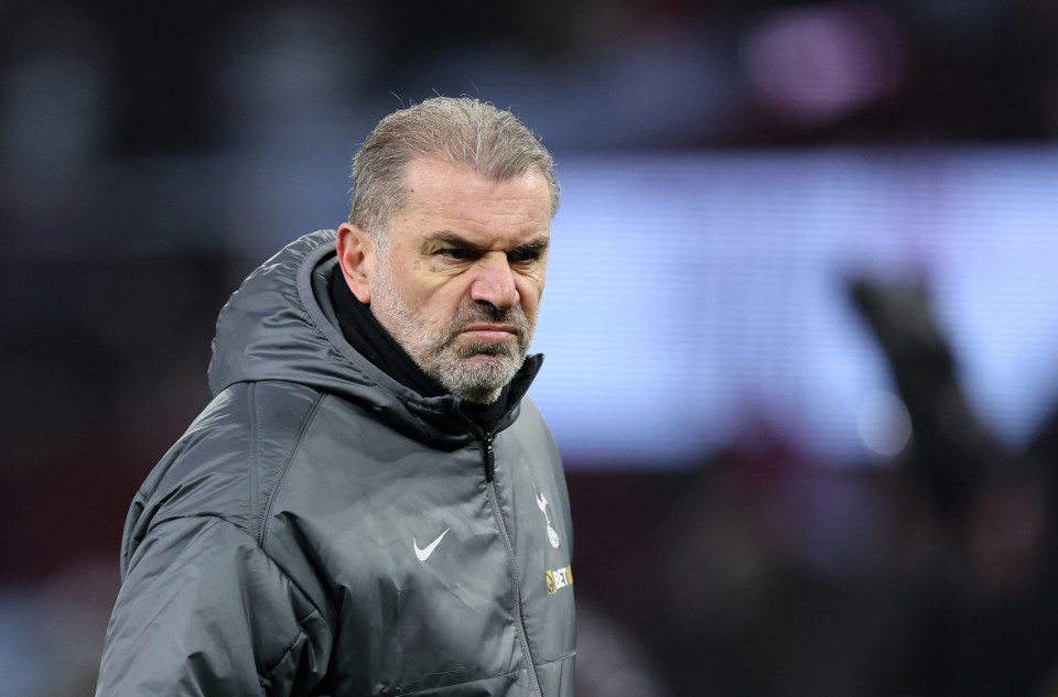 Ange Postecoglou, manager of Tottenham Hotspur.