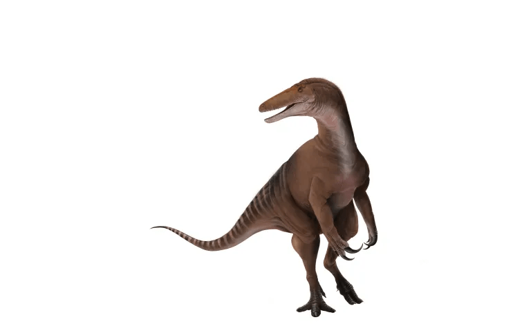 Illustration of a 20-foot mega-raptor.