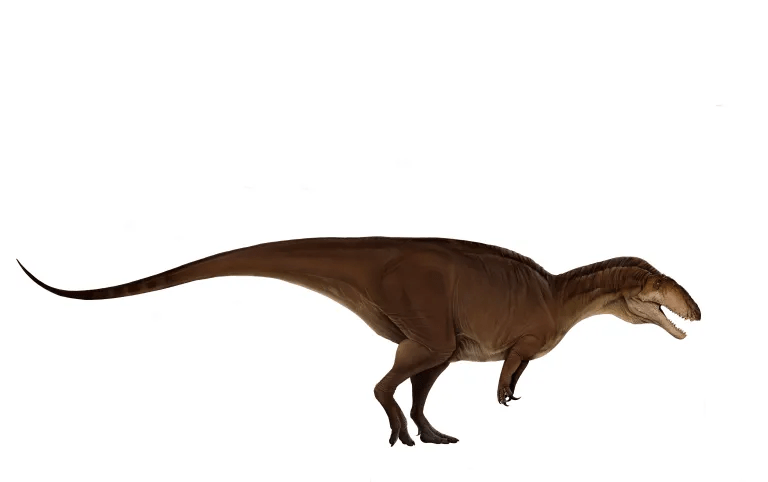 Illustration of a 20-foot mega-raptor.