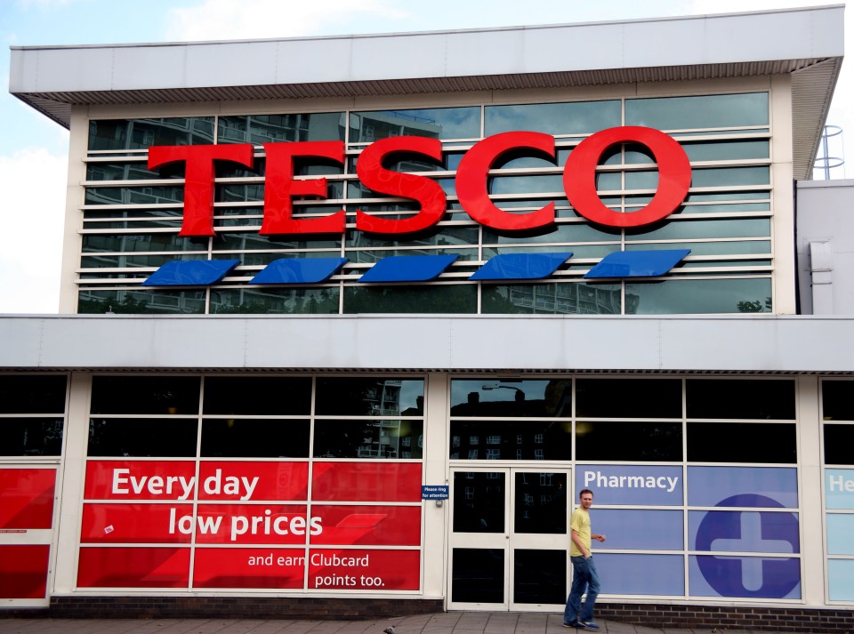 Tesco supermarket with pharmacy in South London.