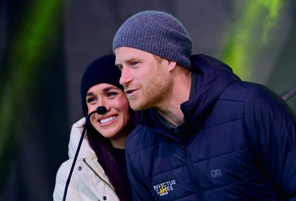 Prince Harry and Meghan, Duchess of Sussex, at the Invictus Games.