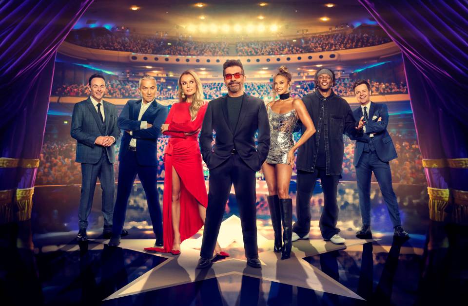 Promotional image of Britain's Got Talent judges and hosts.