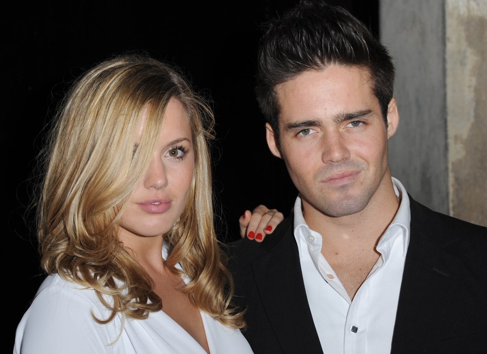 Caggie Dunlop and Spencer Matthews at an event.