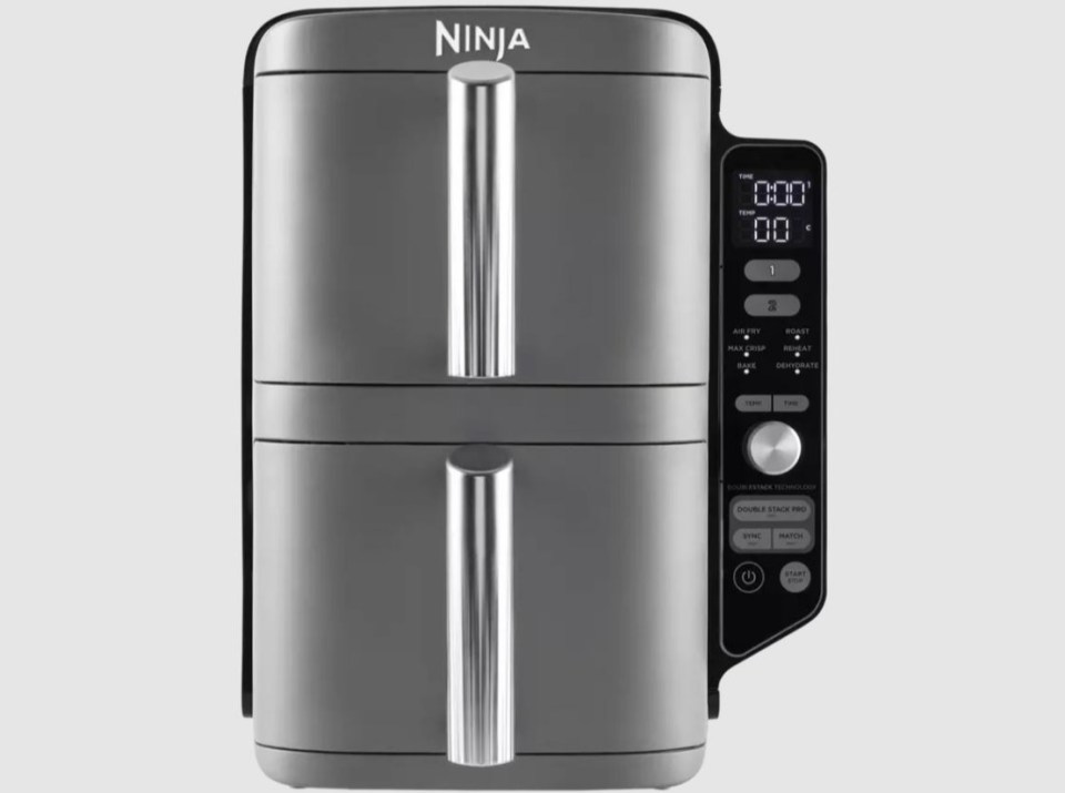 Ninja Double Stack Pro air fryer.