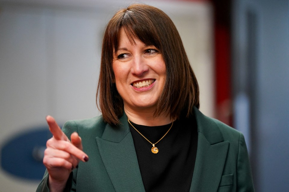 Rachel Reeves, Chancellor of the Exchequer, speaking and gesturing.