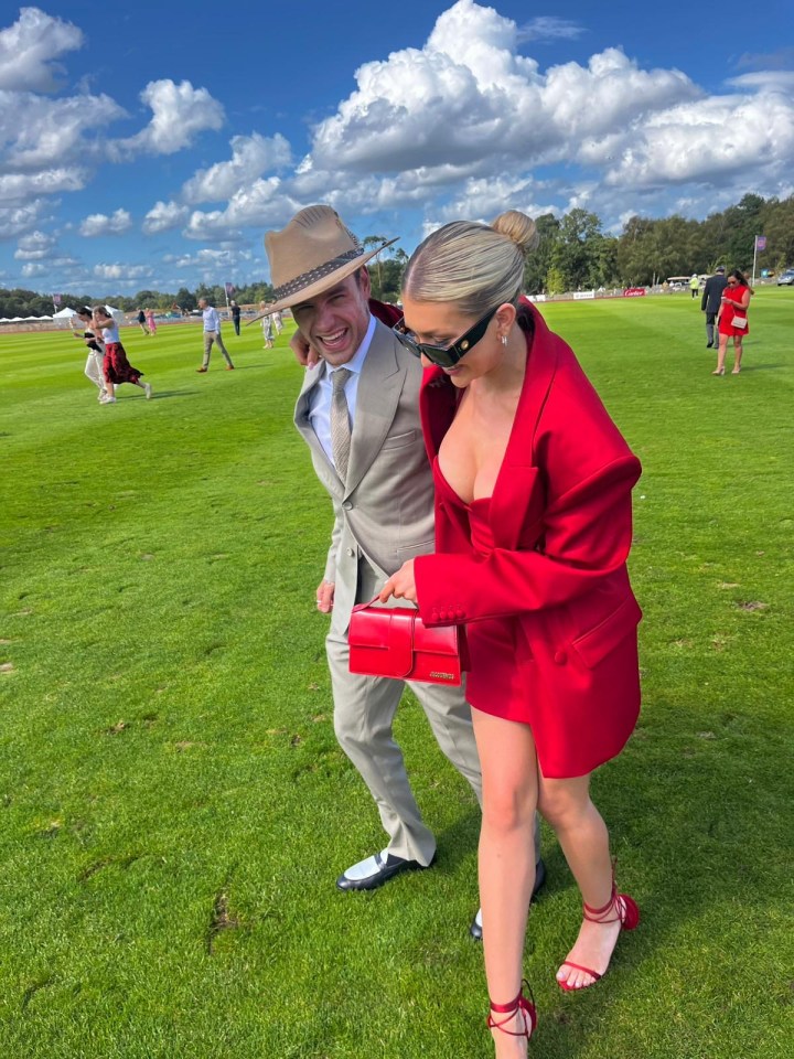 Kate Cassidy and Liam Payne at Ascot.