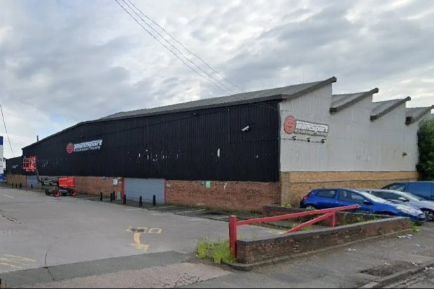 Teamsport Go Karting building and parking lot.