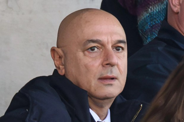 Daniel Levy, Tottenham Hotspur chairman, at a football match.