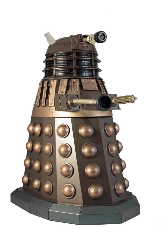 Bronze Dalek toy.