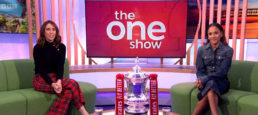 Here's how The One Show warmed up for the draw