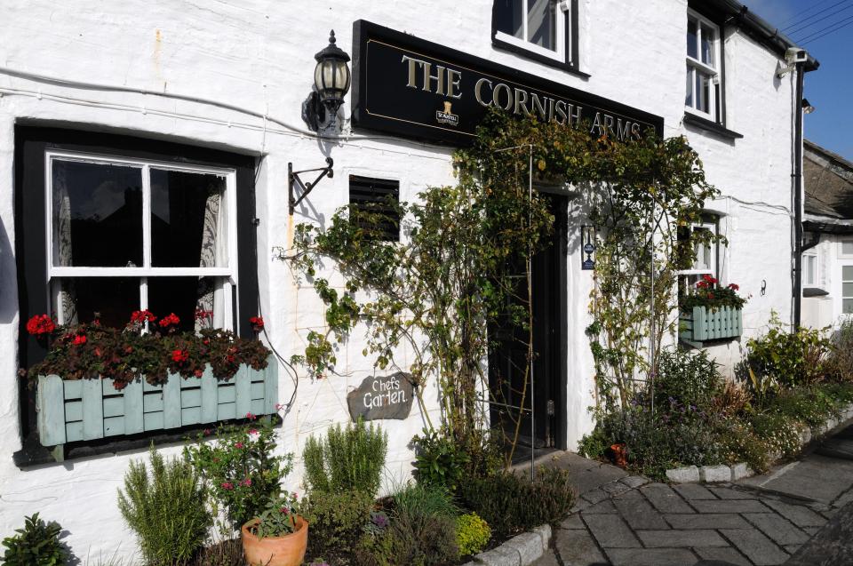 The Cornish Arms pub in St Merryn, Cornwall.