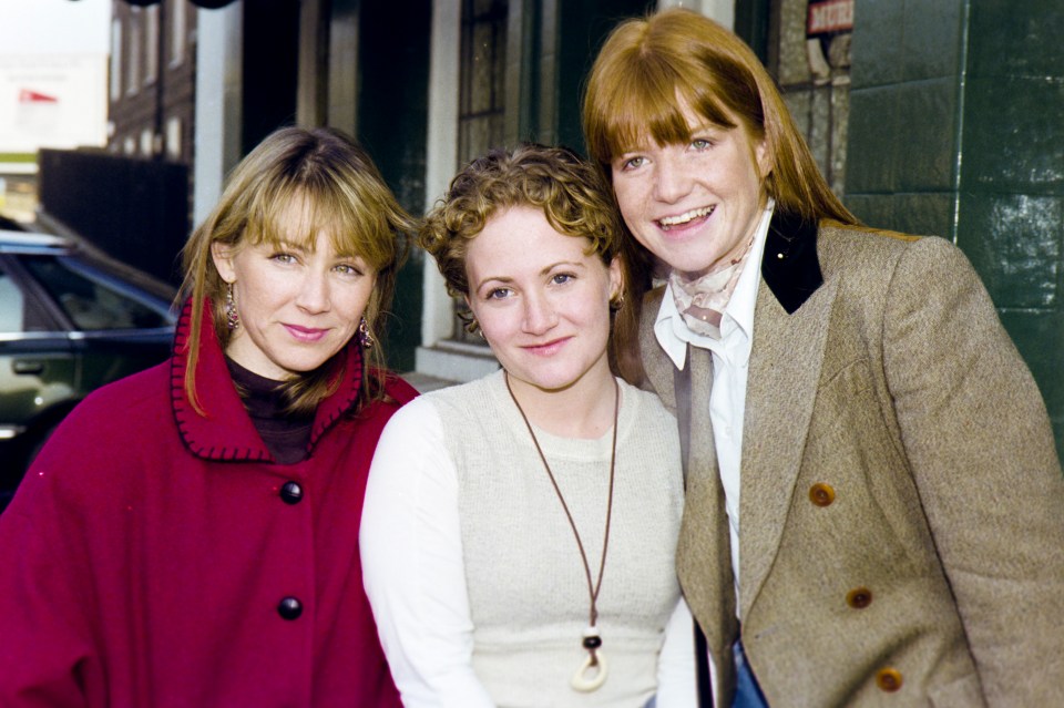 Photo of Patsy Palmer, Lucy Speed, and Lindsey Coulson, the Eastenders cast.