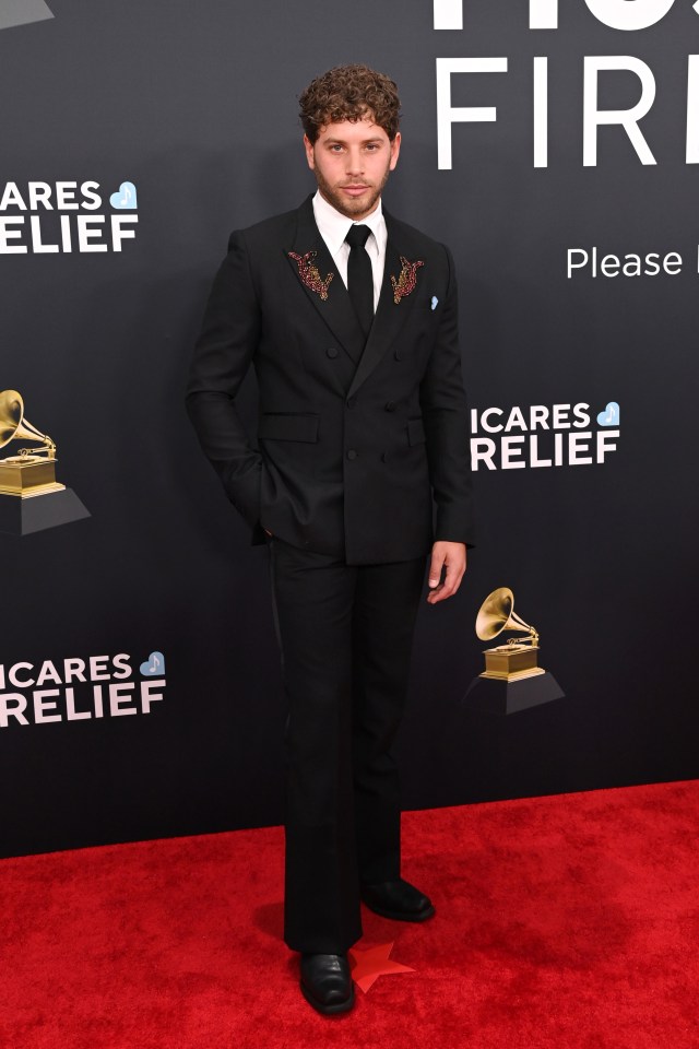 Eyal Booker at the Grammy Awards.