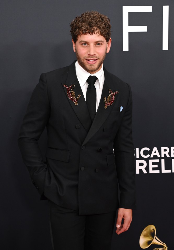 Eyal Booker at the Grammy Awards.