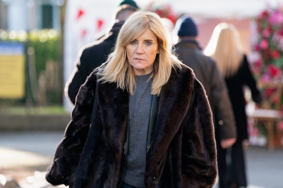 Michelle Collins as Cindy Beale in EastEnders.