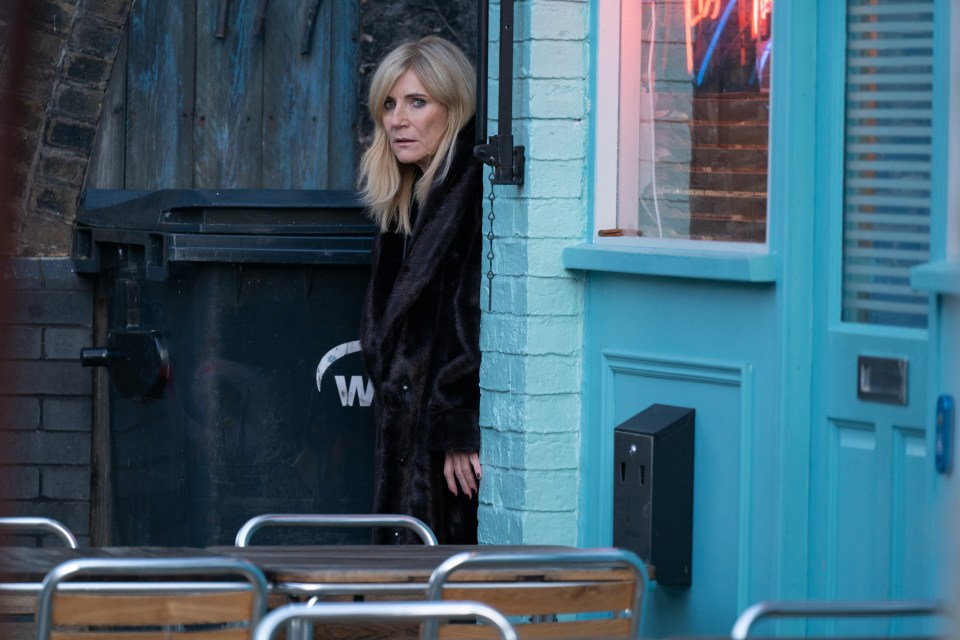 Michelle Collins as Cindy Beale in EastEnders.