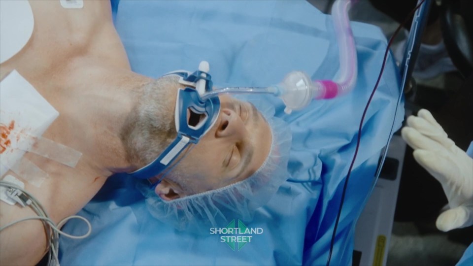 A patient undergoing surgery on Shortland Street.