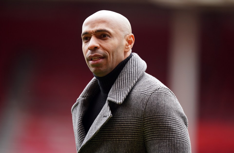 Thierry Henry, former France Under-21 coach.