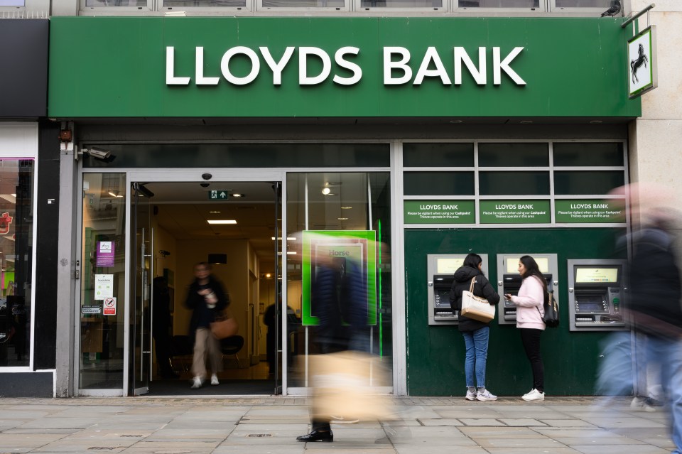 Exterior of a Lloyds Bank branch.