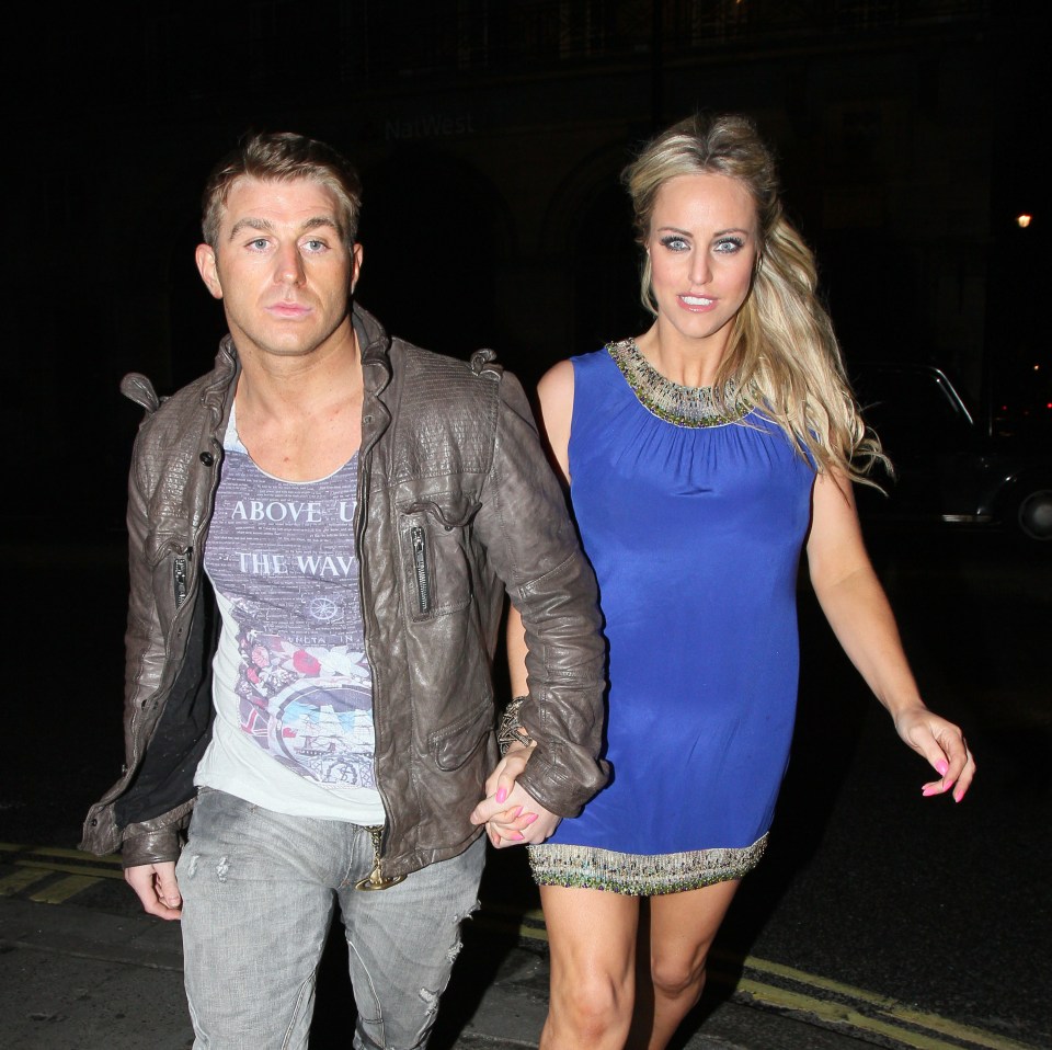 Tony Giles and Danielle Mason at a London nightclub.