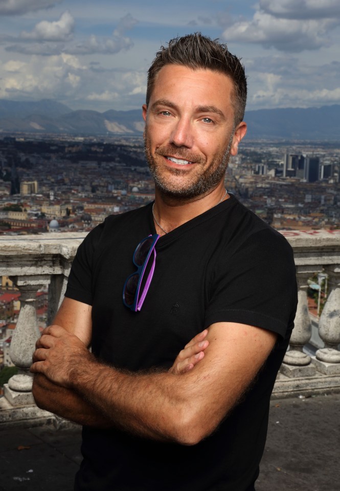 Gino D'Acampo in Naples, Italy.