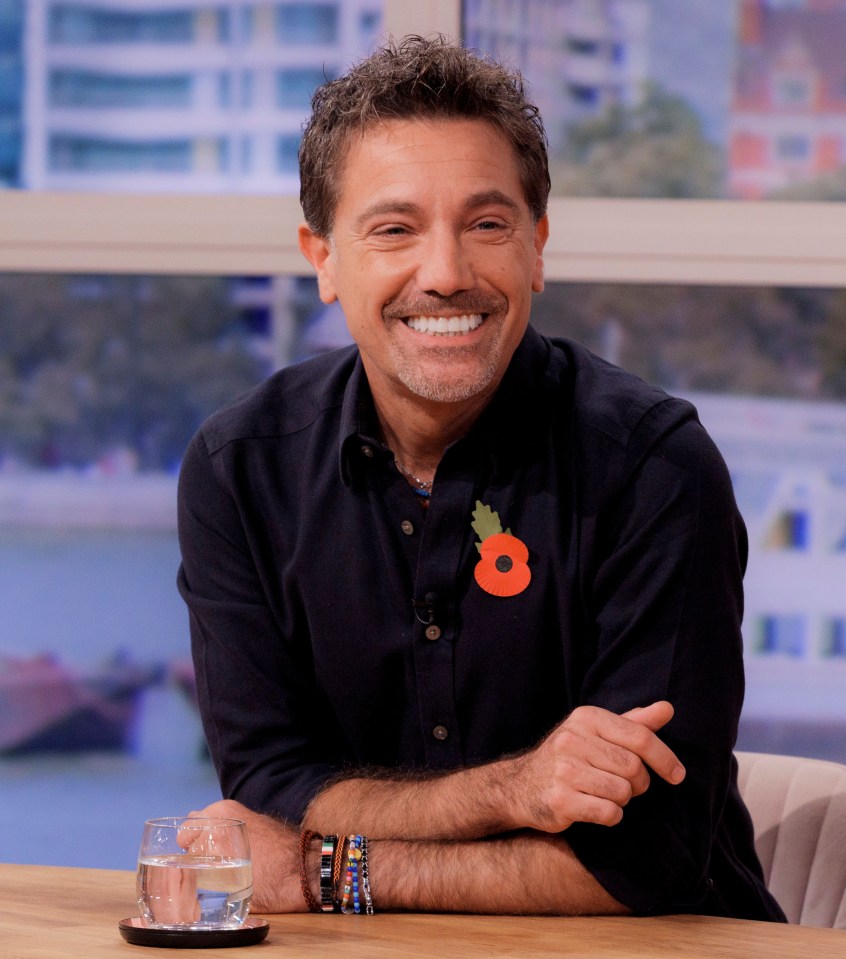 Gino D'Acampo on the This Morning TV show.