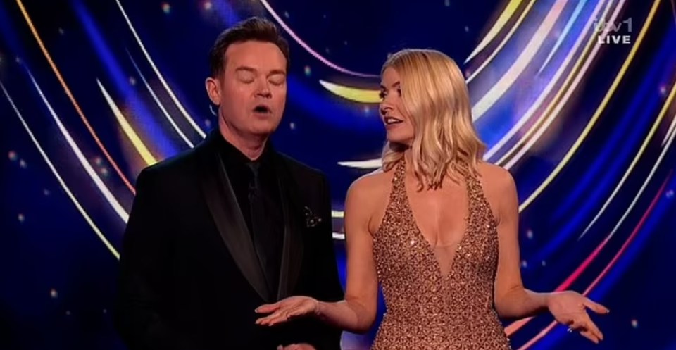 Holly Willoughby and Stephen Mulhern on Dancing on Ice.