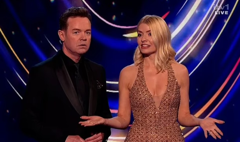 Holly Willoughby and Stephen Mulhern, co-hosts of Dancing on Ice.