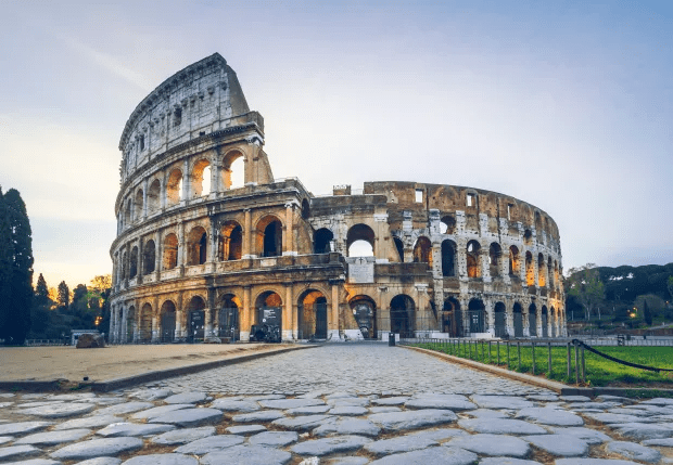 The Colosseum in Rome.