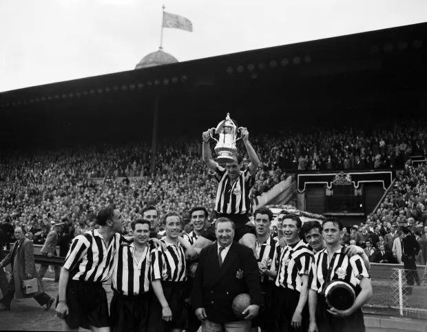 Newcastle's 1955 FA Cup final win