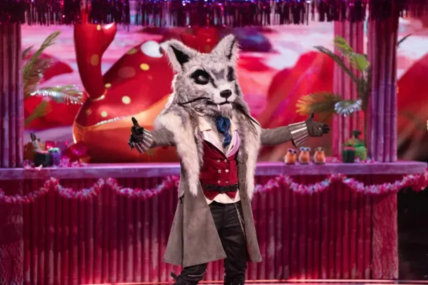 Wolf contestant on The Masked Singer.