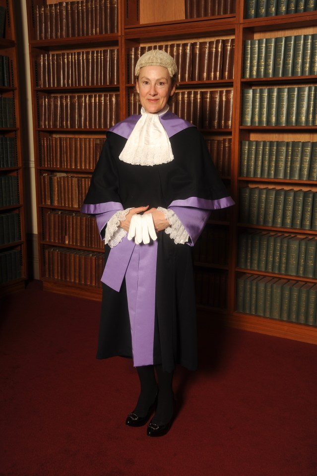 Portrait of Judith May Rowe QC in judicial robes.