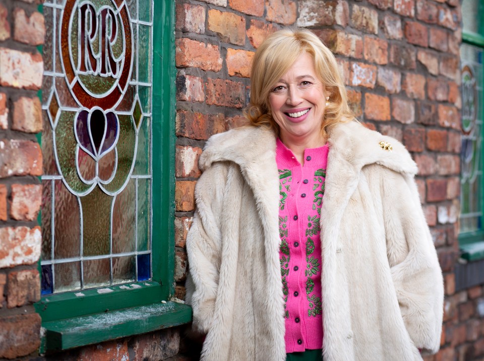 Katy Cavanagh, who plays Julie Carp in Coronation Street, in a promotional photo.