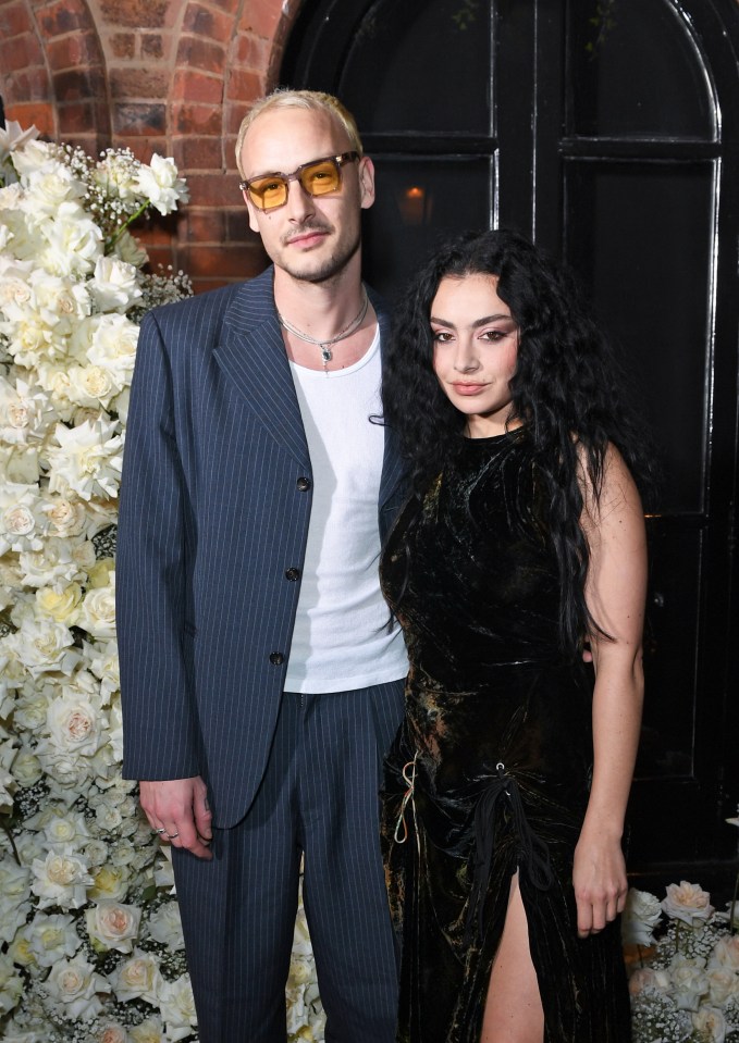 Charli XCX and George Daniel at a Vogue party.