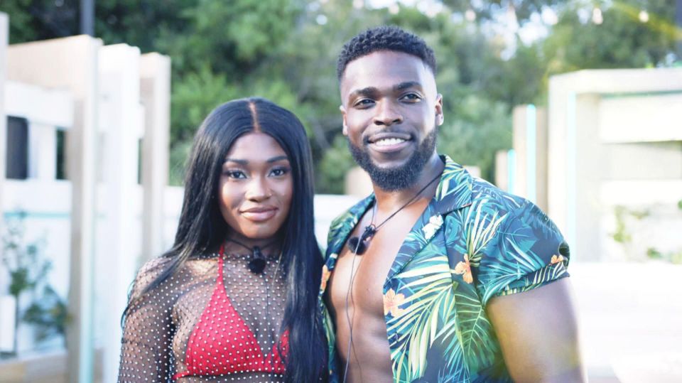 Leanne Amaning and Mike Boateng from Love Island.