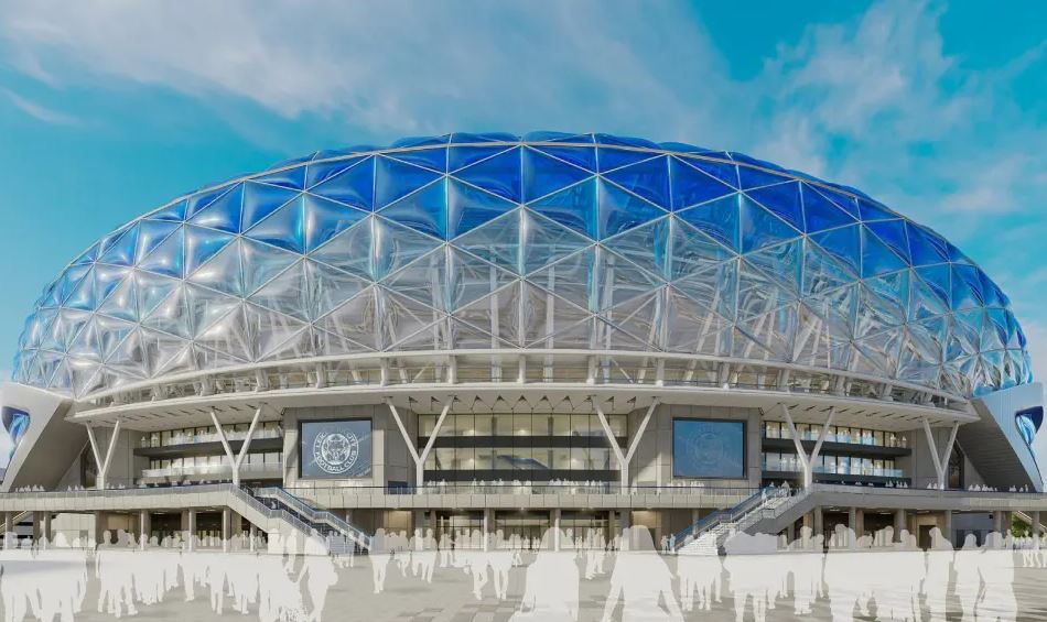 Illustration of Leicester City Stadium plans.