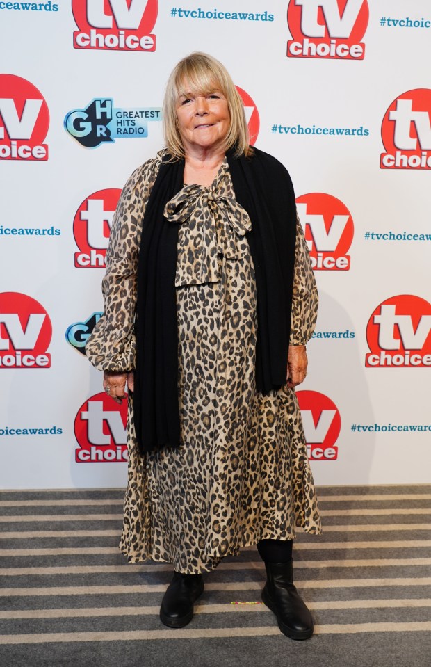 Linda Robson at the TV Choice Awards.