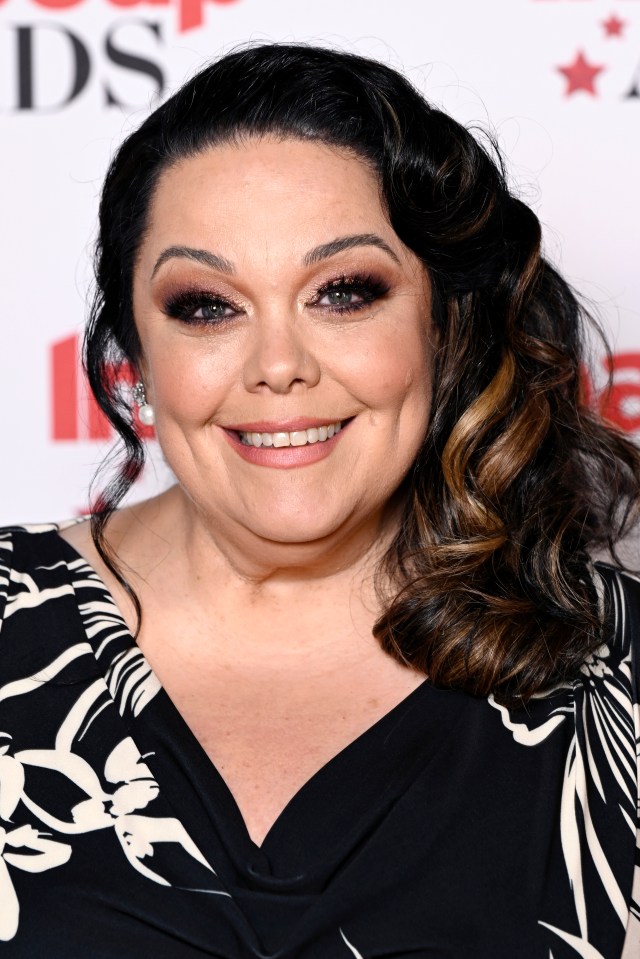 Lisa Riley at the Inside Soap Awards.