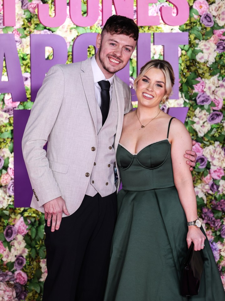 Couple at a film premiere.