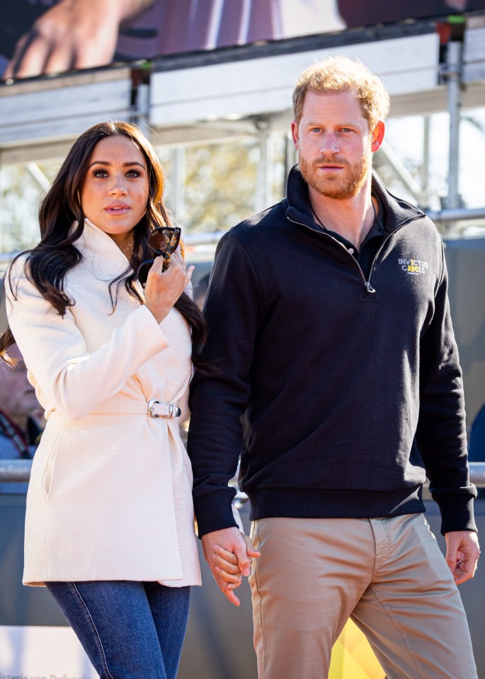 Meghan Markle and Prince Harry at the Invictus Games.