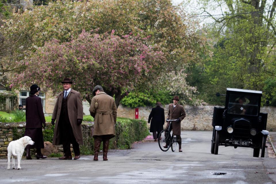 MANKPJ Filming of Downton Abbey