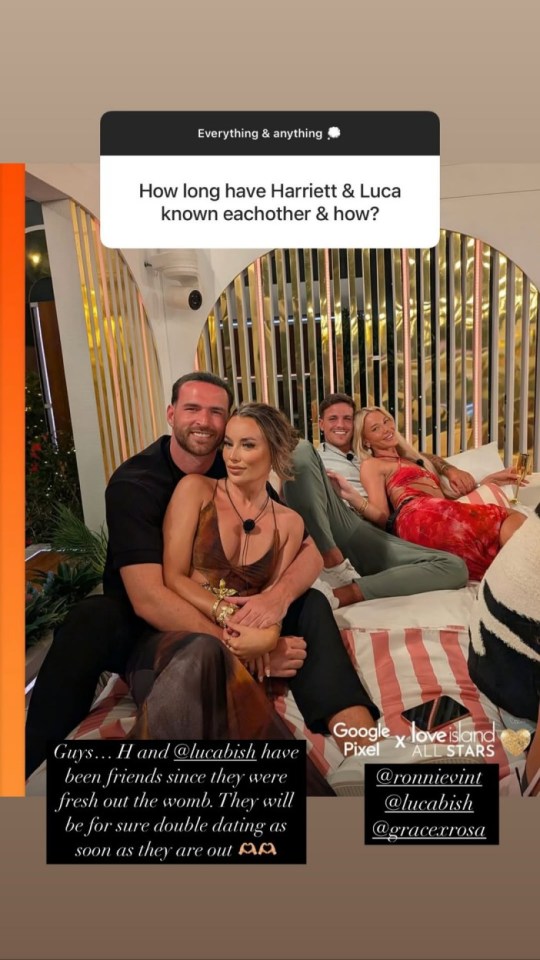 Secret Love Island All Stars connection revealed between two Islanders who were childhood friends<br />
//www.instagram.com/stories/lucabish/?hl=es