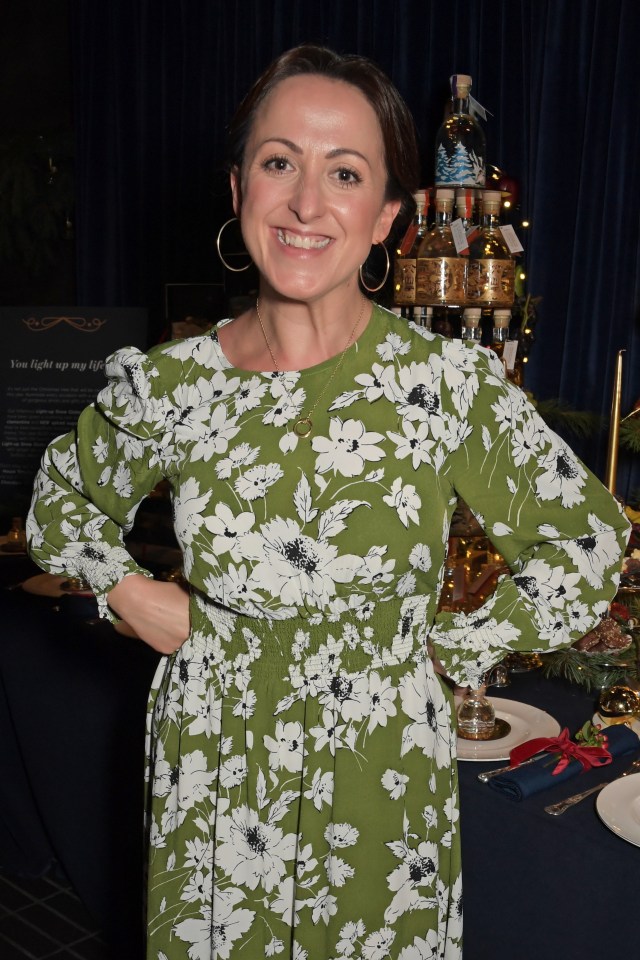 Natalie Cassidy at a Christmas event.