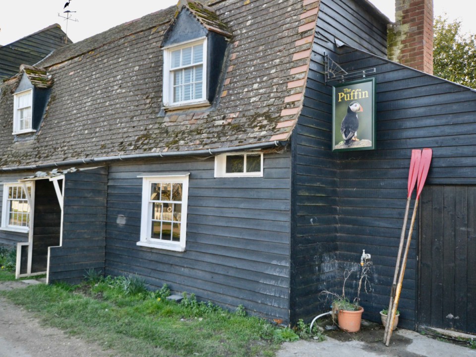 The Puffin pub on Osea Island.