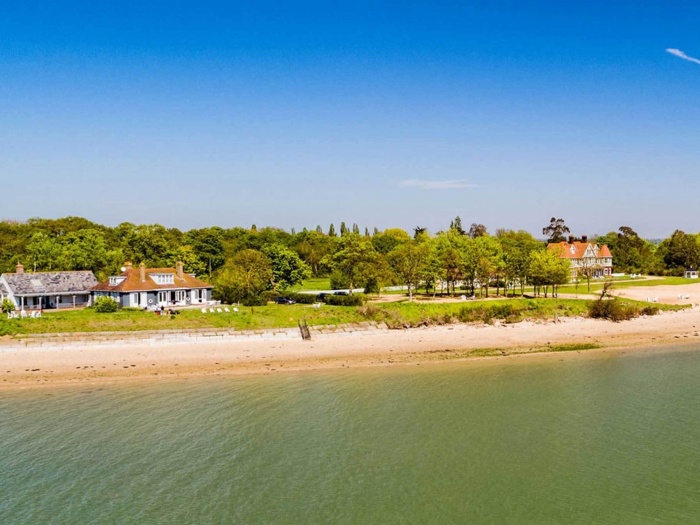 Aerial view of Osea Island.